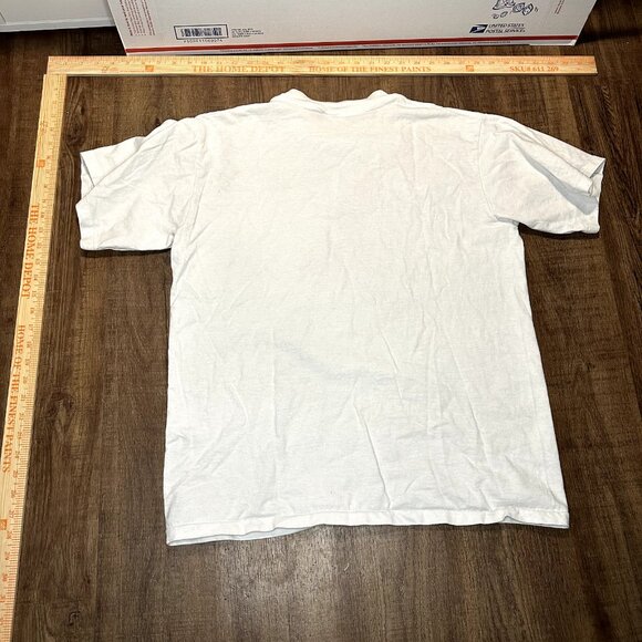 Dinosaur OLD FART A SAURUS Jr Rare Vintage White T Shirt 1993 Butthead Large - Picture 6 of 7